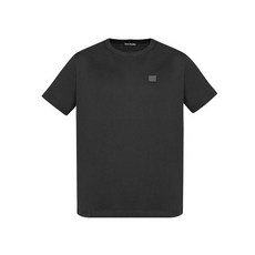 아크네 [명품]아크네 반팔 페이스패치 블랙 티셔츠 공용 CL0111 900 CL011190002