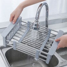 설거지 건조대 미니 식기건조대 그릇정리대 물빠짐트레이, 싱크대 설거지건조대