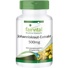 프랑스직구 500mg St. John's Wort 추출 비건 고투여 90캡슐 0.3% Hypericin 표준화, 수량, 상세참조