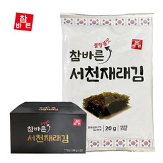 원조 수정 불판에 세번 구운 불맛 참바른 명품 서천김 20g 10봉 전장김 조미김, 20g(10봉)