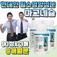 에너지 근육 유지 필요 산화 마그네슘 300 무기질 노인 장년층 중년층 시니어 Mg