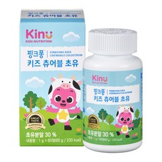 키누 핑크퐁 키즈 츄어블 초유 60g, 1개, 60정