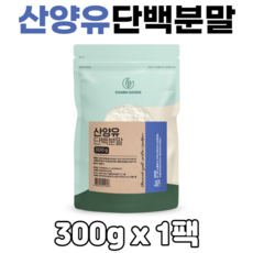 산양유단백질 분말 단백질보충제 네덜란드 산양유 단백분말 100% 담백질 산양유프로틴 대용량, 1팩, 산양유프로틴파우더 300g