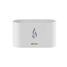 미니가습기 usb 건조할때 USB 초음파 가습기 센셜 디퓨저 240ML 7LED 불꽃 가정 사무실 에어필터 청정기 수면 아토마이저, [01] WHITE
