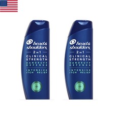 헤드앤숄더 클리니컬 스트렝스 샴푸 2in1 400ml 머리가려움, 2팩