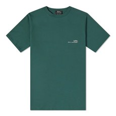아페쎄 아이템 로고 티셔츠 헤더그린 반팔반팔티 COEOP-H26904-KAA