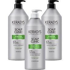 케라시스 두피 클리닉 단백질 샴푸 980ml x 2p + 컨디셔너 980ml 세트, 1세트