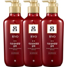 려 함빛 극손상 영양케어 샴푸, 550ml, 3개