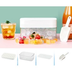 수제간식 큐브만들기용 실리콘 얼음틀 칵테일 냉장고정리 보관통 가정용 아이스 식당