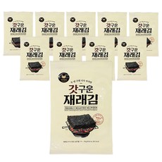 만전김 갓구운 재래김, 10개