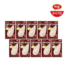 하림 냉장 수비드 닭가슴살 레몬 100g 10팩, 없음