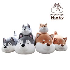 모찌모찌 시바견 강아지 고양이 쿠션 시바 동물인형, 25cm