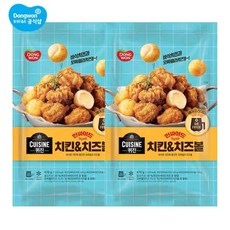 [동원 F&B] 퀴진 인싸이드 치킨&치즈볼 470g x 2개, 상세 설명 참조