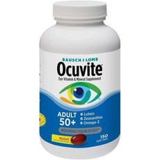 Ocuvite 오큐바이트 50세 이상 눈건강 루테인, 0.35kg, 150 Soft Gels