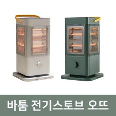 안전한 바툼 전기히터 전기스토브 오뜨 가정 사무실 캠핑 오방 난로 안전가드증정, BTH-5007 그레이