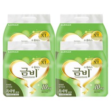 금비 팬티 기저귀 남녀공용 특대형, 10매, 4팩