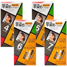 파온 세븐에이트 새치 염색약 40g 4호 자연갈색, 1개