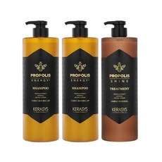 케라시스 프로폴리스 샴푸 x 2개 + 트리트먼트 1개 세트 (1000ml), 1세트