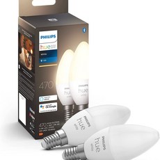 필립스 휴 화이트 E14 LED 전구 웜 화이트 라이트5.5w