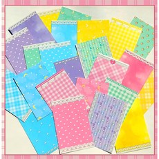 바인더대지 포카바인더대지 속지 탑로더, 핑크 20장 SET