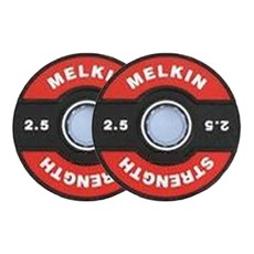 멜킨 바벨 프리미엄 CPU우레탄 원판 50mm 중량 역기 데드리프트 2.5kg, 혼합색상, 2개