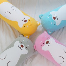 그린베어 뭉찌 롱쿠션 바디필로우 시바견 인형 롱쿠션/바디필로우, 바디필로우솜추가 100x36cm