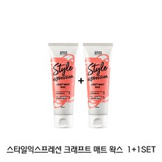 2개)아모스프로페셔널 스타일익스프레션 크래프트 매트 왁스80ml, 80ml, 2개