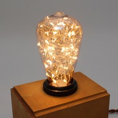 더쎈 동성 LED 에디슨 은하수전구 XT-64 3W 2200K, 전구색, 1개