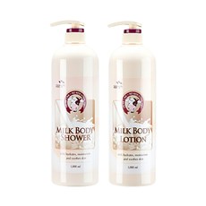 꽃을든남자 우유 바디 로션1000ml+바디 샤워 1000ml 대용량