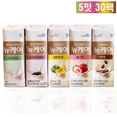 대상 뉴케어 구수한맛 검은깨 딸기맛 단호박맛 커피맛 5가지맛 6팩씩 30팩 일반 노인 환자 영양식