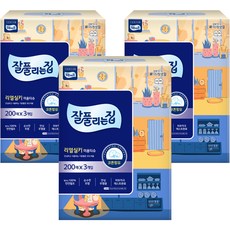 잘풀리는집 리얼 실키 천연펄프 미용티슈 200매, 3개입, 3개