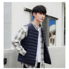 패딩 조끼 경량 반팔 뽀글이 크롭 유니클로경량 유니클로 허리스트링 발열 숏 조끼 166