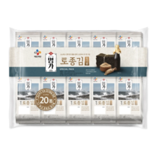 비비고 토종김 참기름 5gx60봉 Bibigo Sesame Oil Seaweed 5gx60, 5g, 60개입