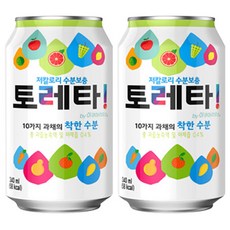 H 저칼로리 10가지 과채의 수분보충 토레타 뚱캔 340ml x 24캔/48캔(옵션선택), 24캔