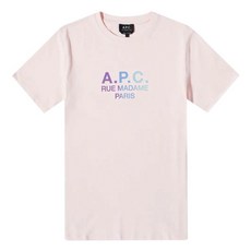 아페쎄 아페쎄 토니 멀티컬러 로고 티셔츠 핑크 /반팔/반팔티/ COEAV-H26082-FAA