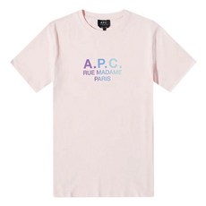 아페쎄 토니 멀티컬러 로고 티셔츠 핑크 반팔 반팔티 COEAV-H26082-FAA