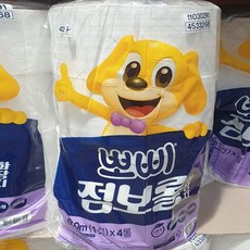 뽀삐 친환경 점보롤화장지 600m x 4롤, BATH TISSUE 4P