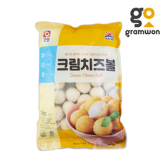 사조오양 크림 치즈볼 1KG 쌀가루, 사조오양 크림치즈볼 1KG