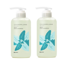 청미정 박하 쿨 샴푸 500ml, 2개