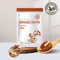 산과들에 브라질너트 1kg 22년산 햇견과, 2개, 500g
