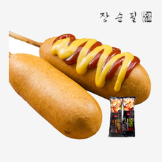 [KT알파쇼핑]장순필 킹핫도그 앤 퀸핫도그 10개, 킹5개+퀸5개/특대/각 140g/킹5개+퀸5개