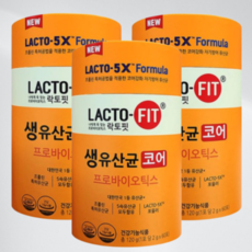 락토핏 생유산균 코어 20억 CFU 프로바이오틱스 아연 프롤린 유산균 2g 3통, 락토핏 생유산균 코어 20억 프로바이오틱스 2g 3통