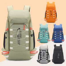 등산배낭 백패킹 등산용 트레킹 캠핑 가방 40L, 블랙