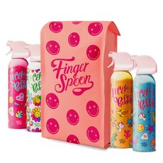 핑거스푼 매직 버블 클렌저 퓨어+망고+피치+블루베리, 170ml, 1세트