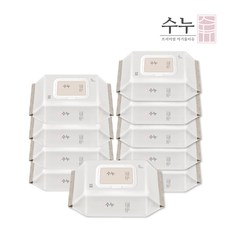 [수누] 프리미엄 물티슈 80매X10, 80매, 10팩