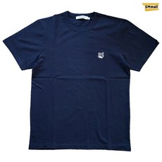 메종키츠네 그레이폭스 헤드 패치 클래식 반팔 티셔츠 GM00118KJ0008 NAVY