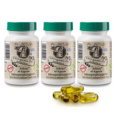 아티나 유기농 오레가노 오일 60캡슐 3병 카바크롤 80mg 함유 천연항생제