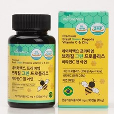항산화 면역 브라질 그린프로폴리스 500mg x 90캡슐 3개월분
