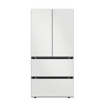 삼성 비스포크 김치플러스 4도어 김치냉장고 키친핏 420L 코타화이트 RQ42A94L201