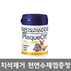 프로덴 플라그오프 40g 강아지 파우더 + 치석제거 천연수제껌 사은품 증정, 오리목100g
